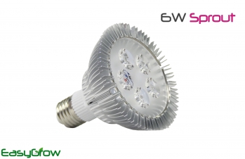 Лампа для светодиодного освещения и подсветки растений EasyGrow 6W Sprout
